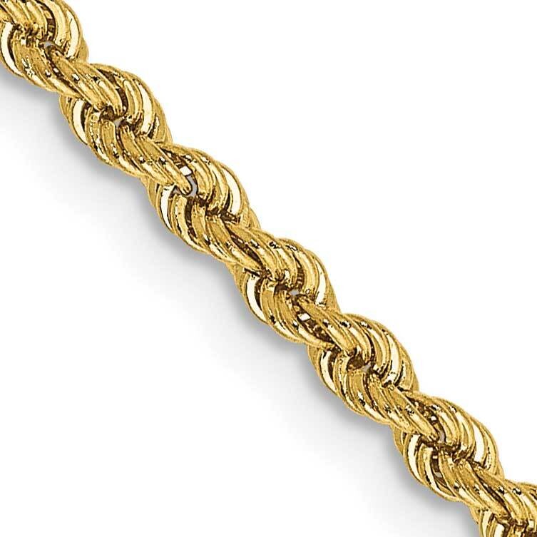 2.25mm Regular Rope Chain 28 Inch 10k Gold 10K016S-28, MPN: 10K016S-28,