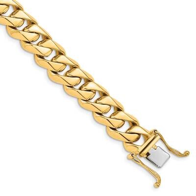 11mm Hand-Polished Traditional Link Bracelet 8 Inch 10k Gold 10LK120-8 by Men&#39;s Jewelry and Accesso…