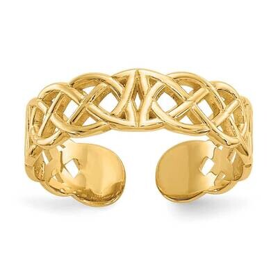 Celtic Toe Ring 10k Gold 10R549, MPN: 10R549,