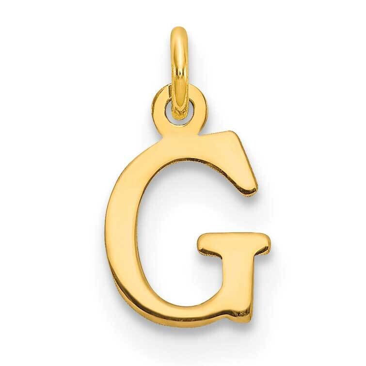 Cutout Letter G Initial Charm 10k Gold 10XNA1160Y/G, MPN: 10XNA1160Y/G,