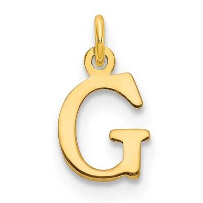Cutout Letter G Initial Charm 10k Gold 10XNA1160Y/G, MPN: 10XNA1160Y/G,