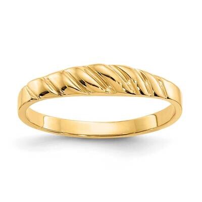 Valley Dome Ring 10k Polished Gold 10K4634, MPN: 10K4634,