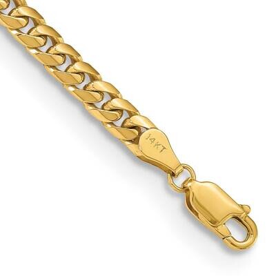 4.3mm Solid Miami Cuban Chain 7 Inch 10k Gold 10DCU140-7 by Men&#39;s Jewelry and Accessories, MPN: 10D…