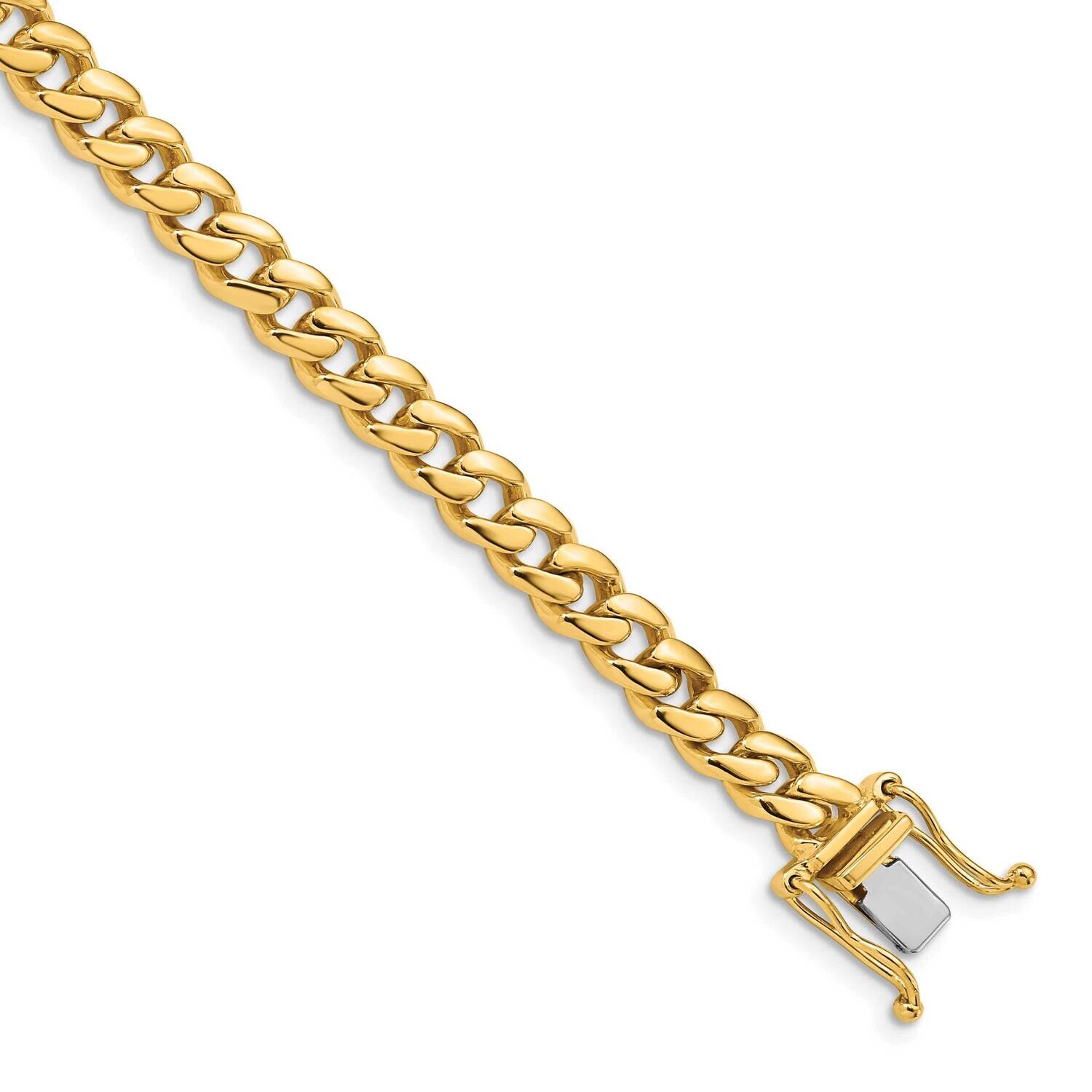 5.7mm Hand-Polished Miami Cuban Chain 8 Inch 10k Gold 10LK585-8 by Men&#39;s Jewelry and Accessories, M…