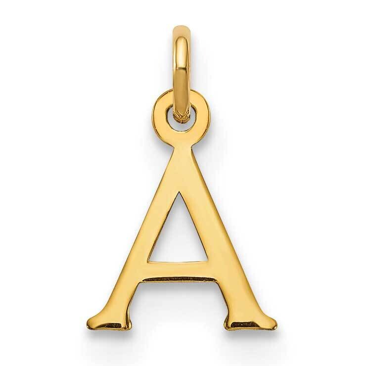 Cutout Letter A Initial Charm 10k Gold 10XNA1160Y/A, MPN: 10XNA1160Y/A,