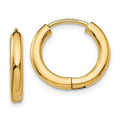 Hollow Hoop Earrings 10k Polished Gold 10TL610, MPN: 10TL610, 196904147849