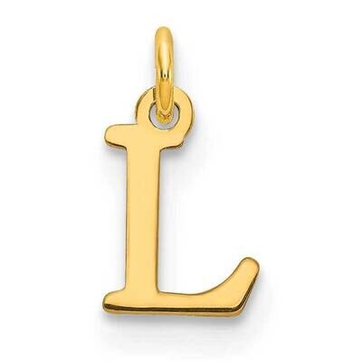 Cutout Letter L Initial Charm 10k Gold 10XNA1160Y/L, MPN: 10XNA1160Y/L,
