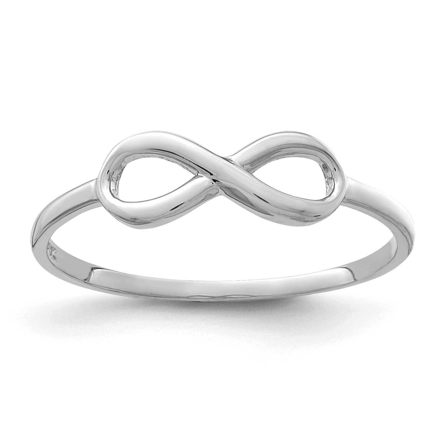 Infinity Ring 10k White Gold 10C1414W, MPN: 10C1414W,