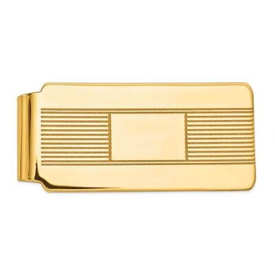 Men&#39;s Engravable Money Clip 10k Gold 10MC71A by Men&#39;s Jewelry and Accessories, MPN: 10MC71A,