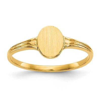 Signet Ring 10k Gold 10CH209, MPN: 10CH209,