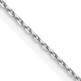 Wg .8mm Diamond-Cut Cable Lobster Clasp Chain 24 Inch 10k Gold 10PE192L-24, MPN: 10PE192L-24,