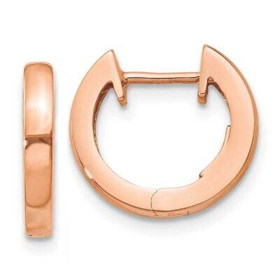 Hinged Hoop Earrings 10k Rose Gold 10TF765, MPN: 10TF765, 196904097250