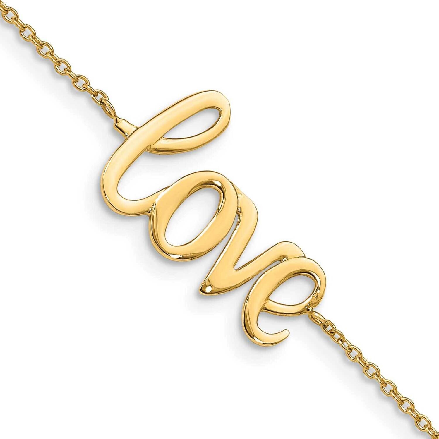 Love Bracelet 7 Inch 10k Polished Gold 10FB1427-7