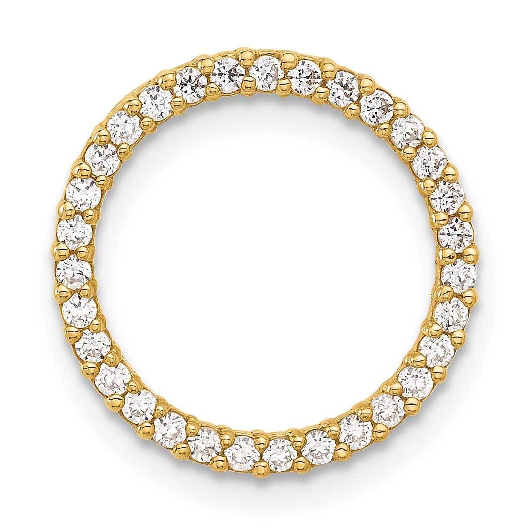 CZ Circle Chain Slide 10k Polished Gold 10C1484, MPN: 10C1484,