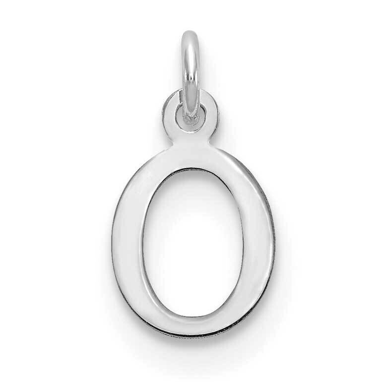 Cutout Letter O Initial Charm 10k White Gold 10XNA1160W/O, MPN: 10XNA1160W/O,