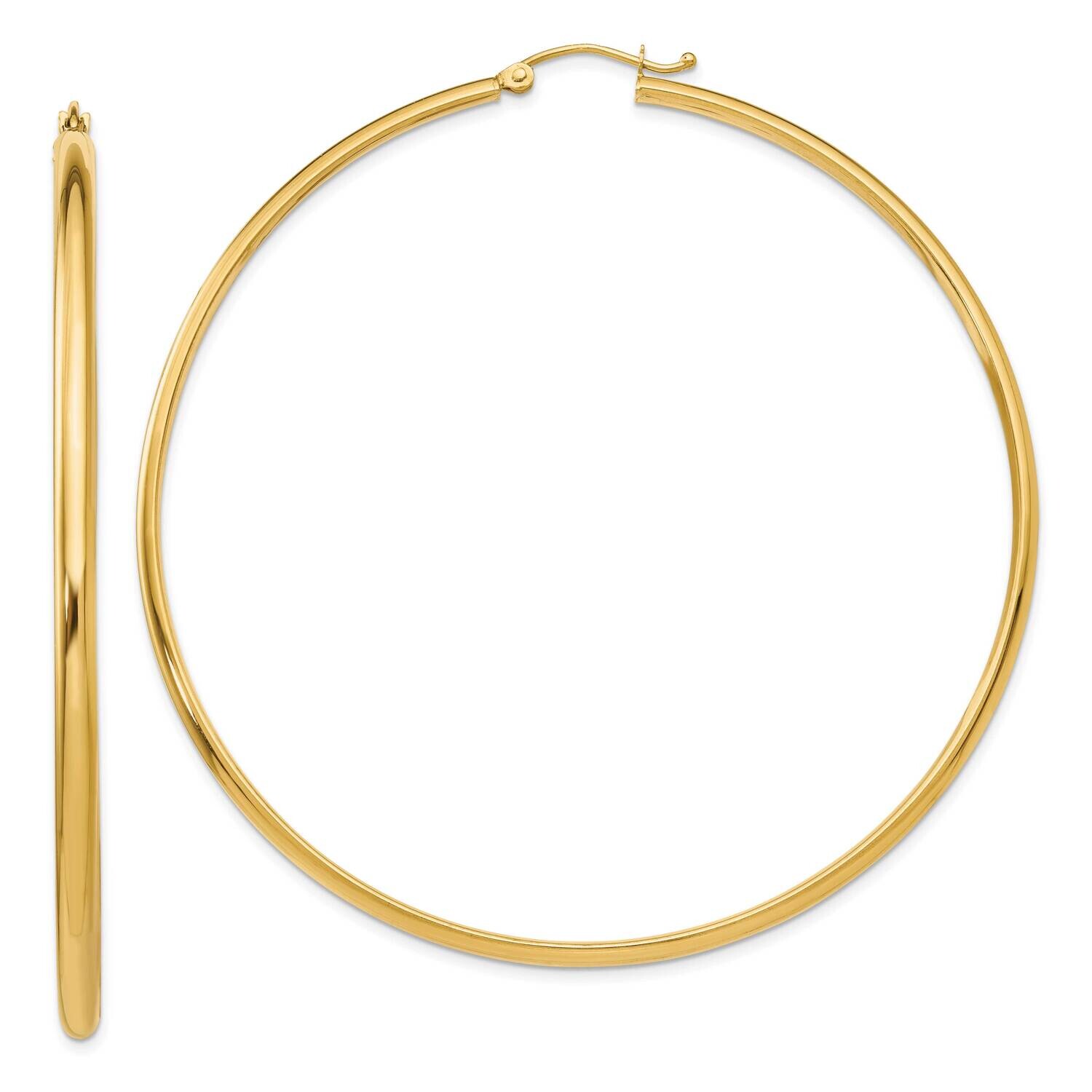 Hoop Earring 10k Polished Gold 10TA239, MPN: 10TA239,