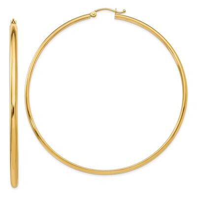 Hoop Earring 10k Polished Gold 10TA239, MPN: 10TA239,