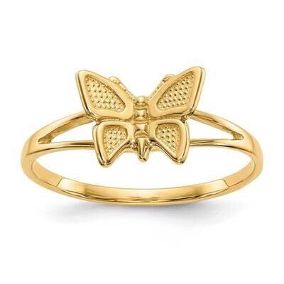 Children&#39;s Butterfly Ring 10k Gold 10R195, MPN: 10R195,