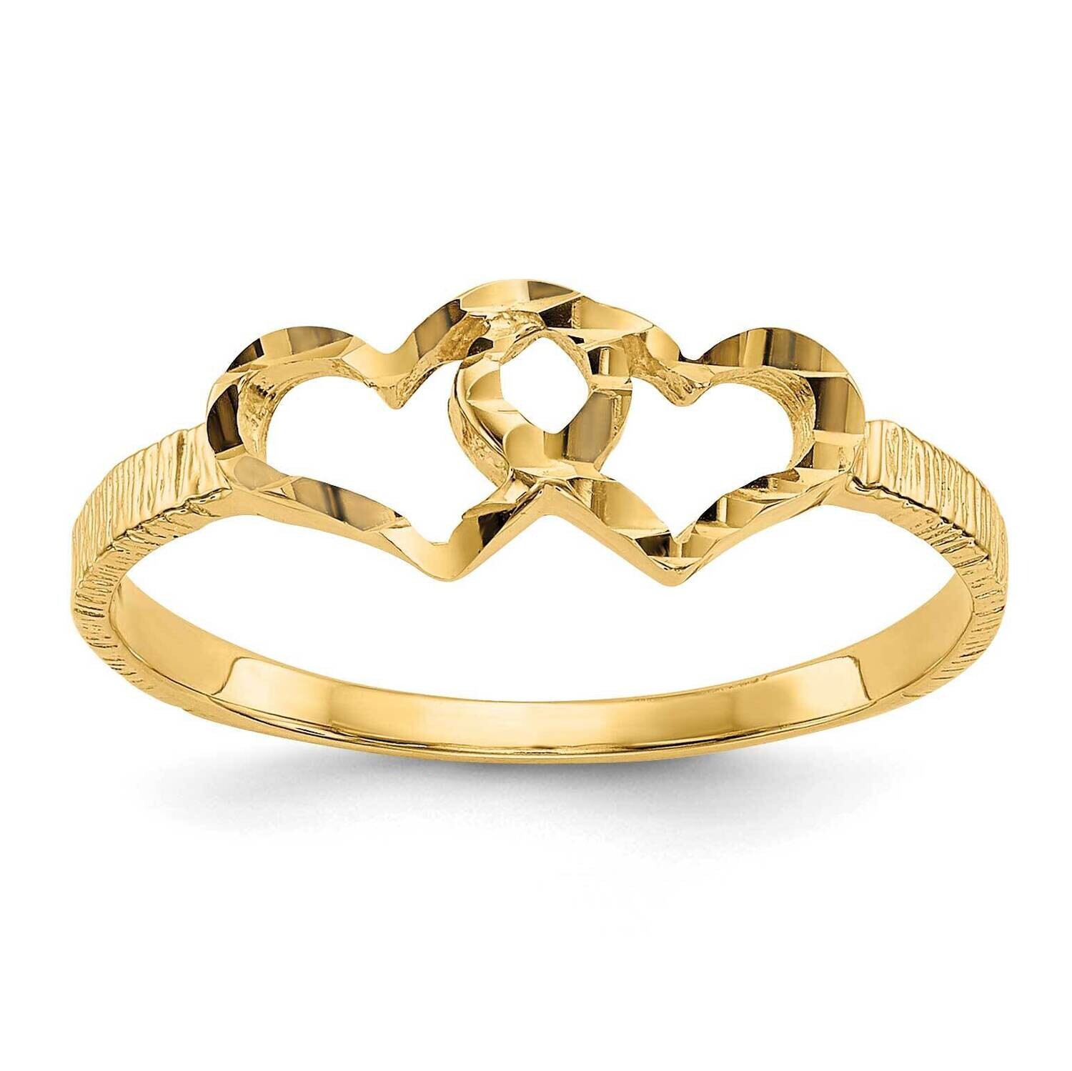 Children's Heart Ring 10k Gold 10R199