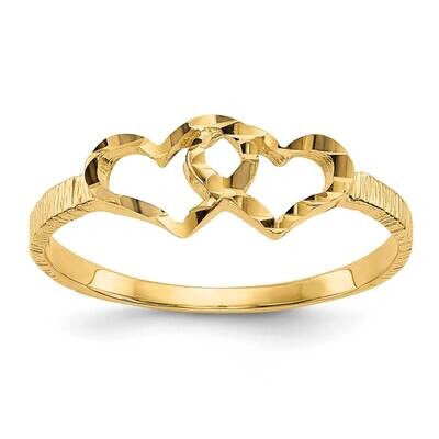 Children&#39;s Heart Ring 10k Gold 10R199, MPN: 10R199,