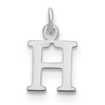 Cutout Letter H Initial Charm 10k White Gold 10XNA1160W/H, MPN: 10XNA1160W/H,