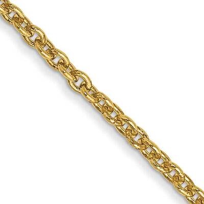 1.4mm Forzantine Cable Chain 22 Inch 10k Gold 10PE328-22, MPN: 10PE328-22,