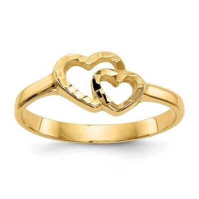 Children&#39;s Heart Ring 10k Gold 10R202, MPN: 10R202,