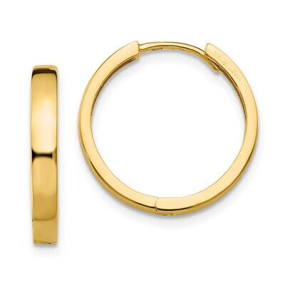 Hinged Hoop Earrings 10k Gold 10TM629, MPN: 10TM629, 196904147580
