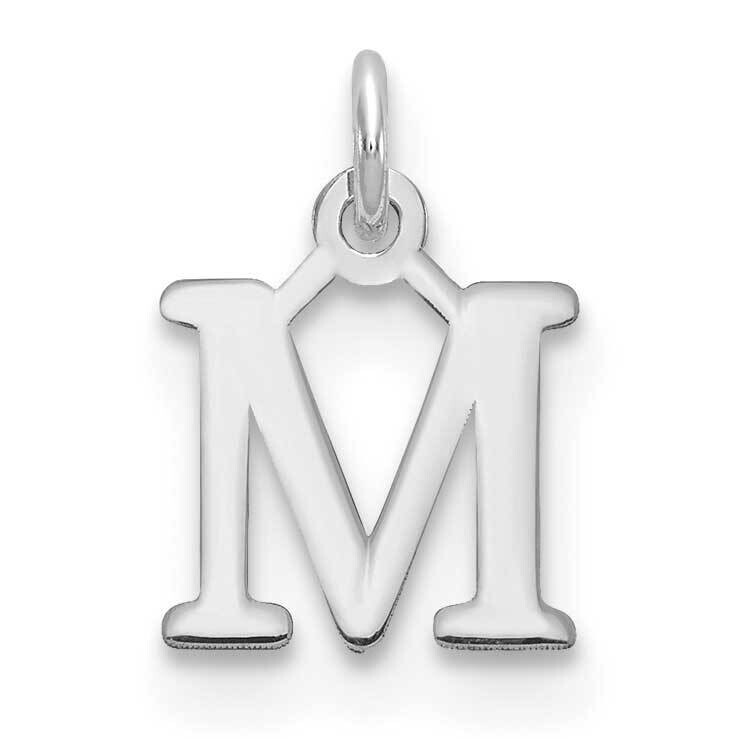 Cutout Letter M Initial Charm 10k White Gold 10XNA1160W/M, MPN: 10XNA1160W/M,