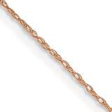 .5mm Carded Cable Rope Chain 20 Inch 10k Rose Gold 10K5RR-20, MPN: 10K5RR-20, 191101021626