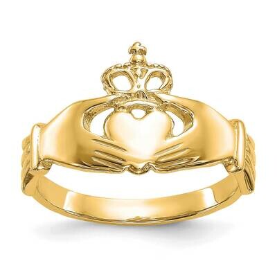 Claddagh Ring 10k Polished Gold 10K4777, MPN: 10K4777,