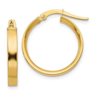 3mm Small Hoop Earrings 10k Gold 10PRE552, MPN: 10PRE552,