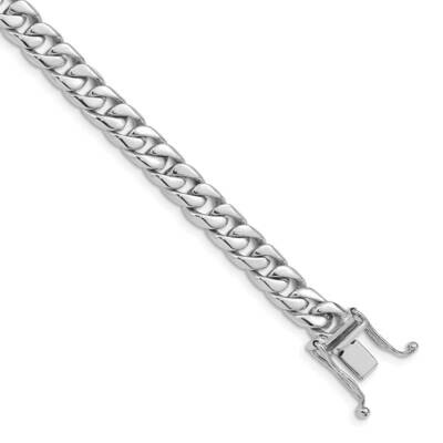 Wg 6.8mm Hand-Polished Flat Beveled Curb Link Bracelet 8 Inch 10k Gold 10WLK131-8 by Men&#39;s Jewelry …