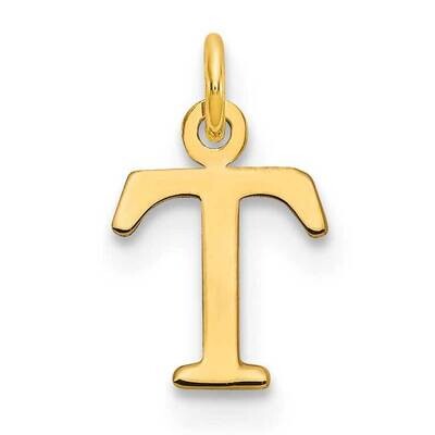 Cutout Letter T Initial Charm 10k Gold 10XNA1160Y/T, MPN: 10XNA1160Y/T,