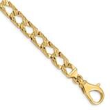 8.6mm HPolished Fancy Link Chain 7 Inch 10k Gold 10LK393-7 by Men&#39;s Jewelry and Accessories, MPN: 1…