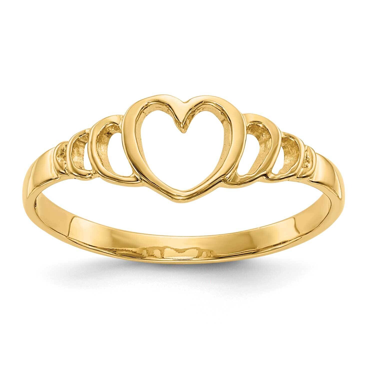 Children's Heart Ring 10k Gold 10R203