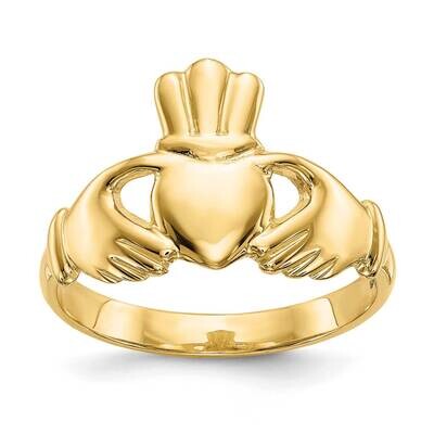 Claddagh Ring 10k Polished Gold 10R122, MPN: 10R122,