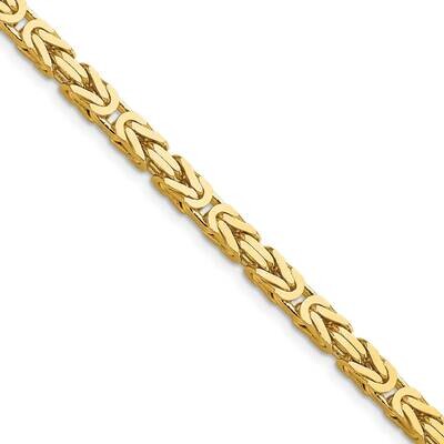 4mm Byzantine Chain 18 Inch 10k Gold 10BIZ110-18, MPN: 10BIZ110-18,