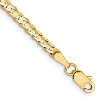 3mm Open Concave Curb Chain 7 Inch 10k Gold 10LCR080-7 by Men&#39;s Jewelry and Accessories, MPN: 10LCR…