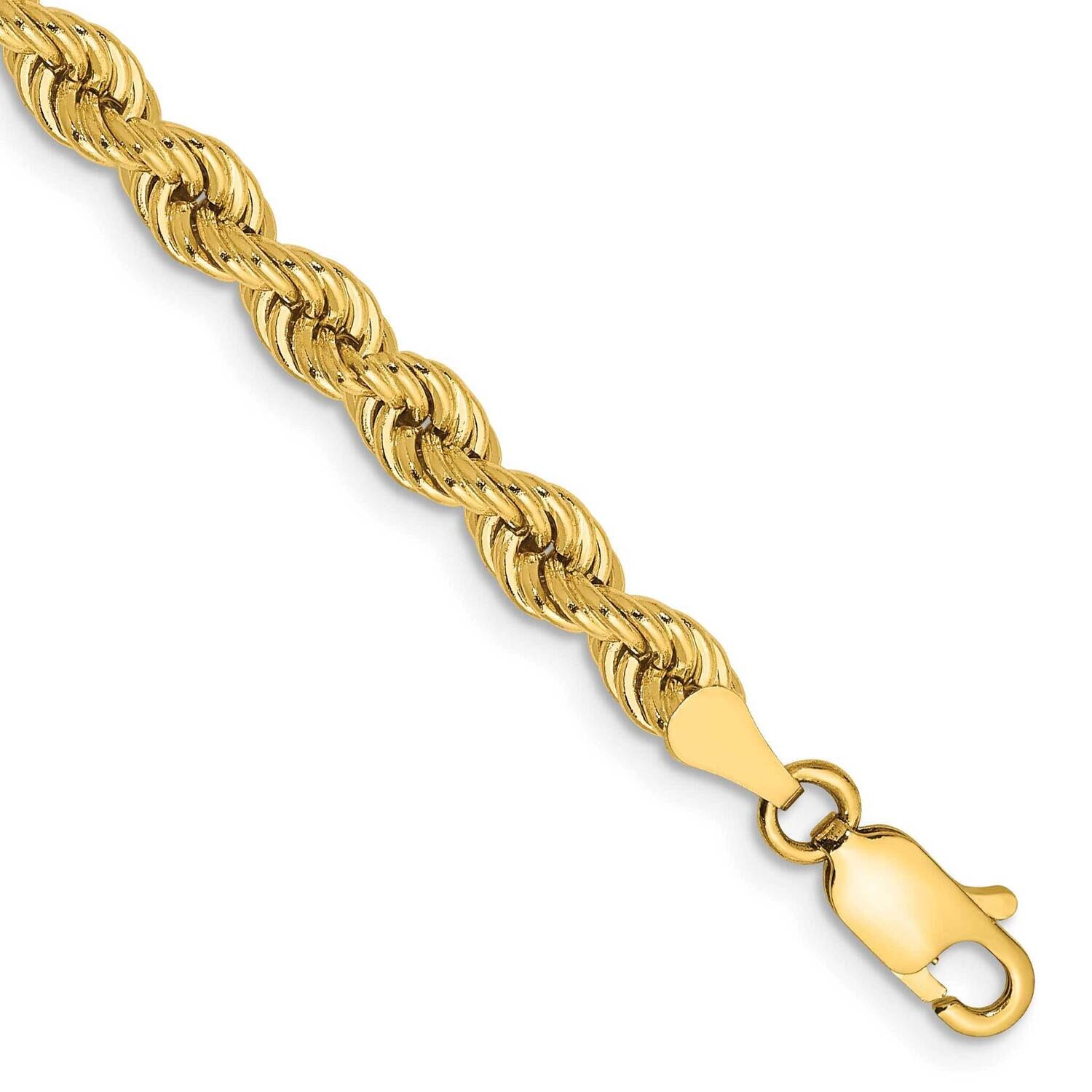 4mm Regular Rope Chain 8 Inch 10k Gold 10K030S-8, MPN: 10K030S-8,