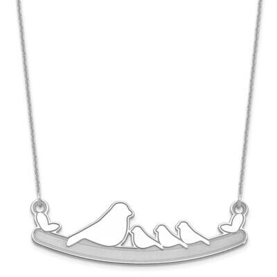 3 Children Bird Family Necklace 10k White Gold 10XNA675W, MPN: 10XNA675W,