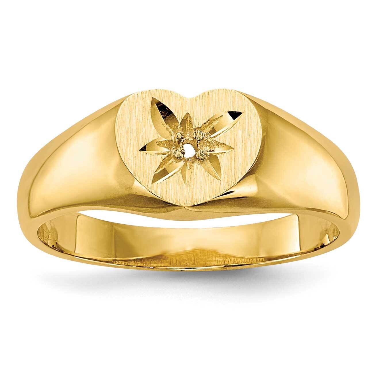 Childs .005Ct. Diamond Ring Mounting 10k Gold 10RS655, MPN: 10RS655,