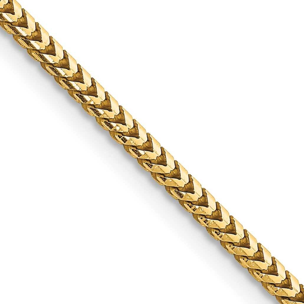 2.5mm Franco Chain 18 Inch 10k Gold 10FRA080-18, MPN: 10FRA080-18,