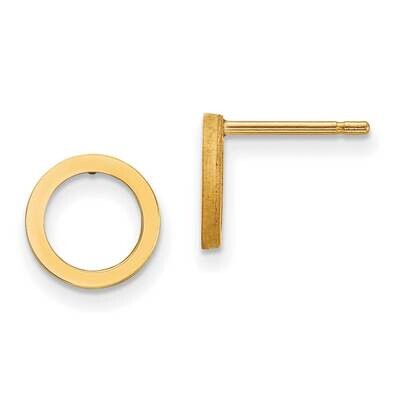 Open Circle Earrings 10k Gold 10XE3083, MPN: 10XE3083,