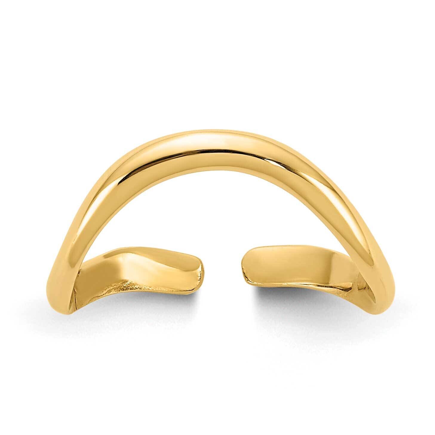 Toe Ring 10k Polished Gold 10R555, MPN: 10R555,