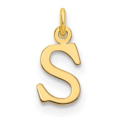Cutout Letter S Initial Charm 10k Gold 10XNA1160Y/S, MPN: 10XNA1160Y/S,