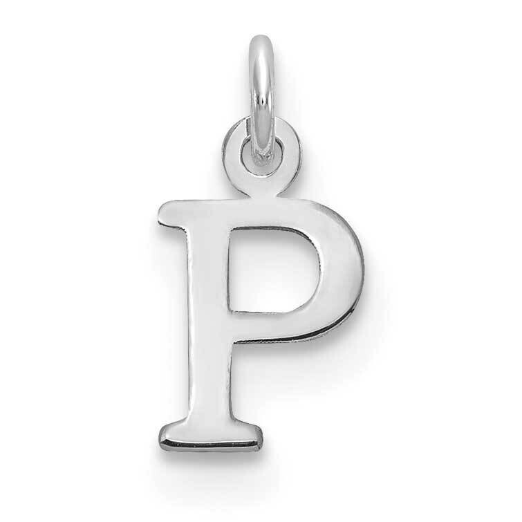 Cutout Letter P Initial Charm 10k White Gold 10XNA1160W/P, MPN: 10XNA1160W/P,