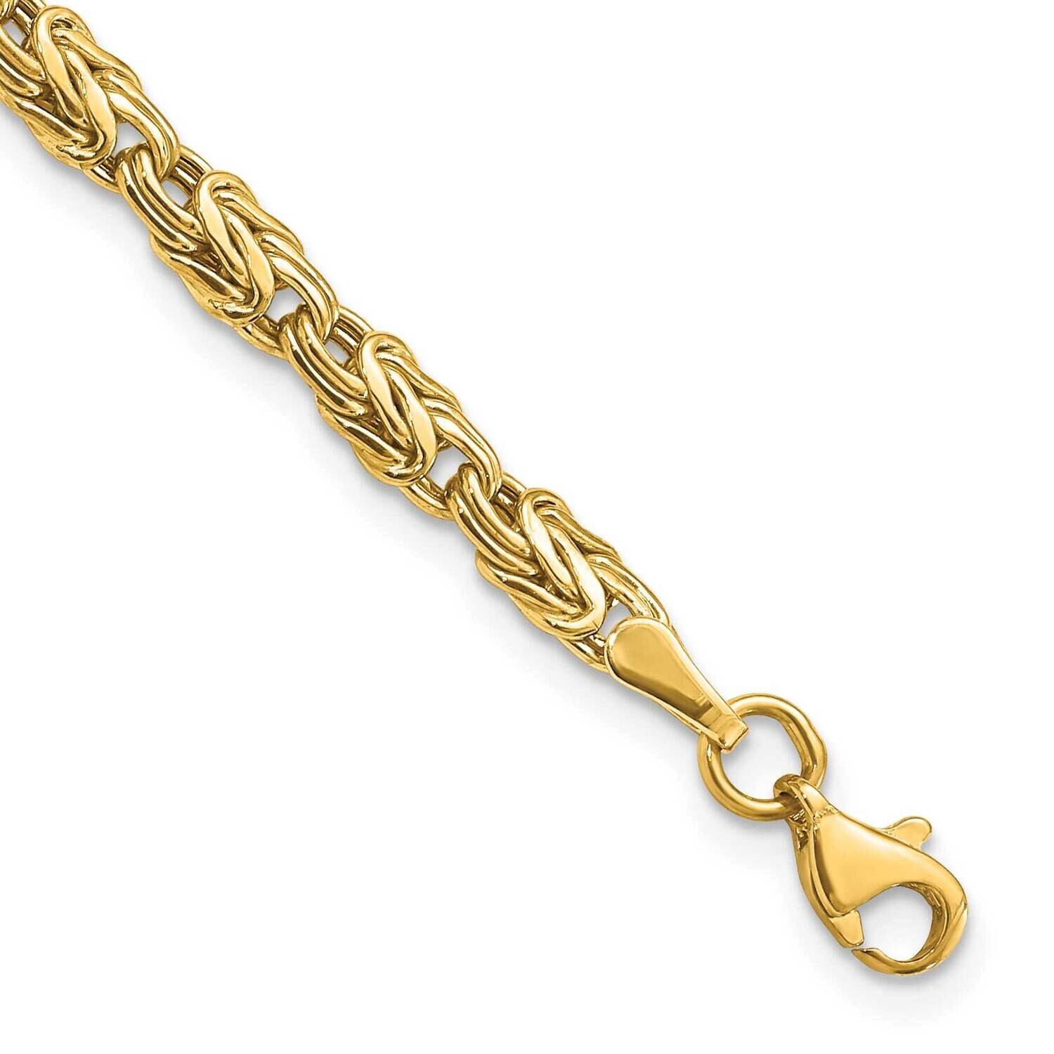 Polished Fancy Bracelet 7.5 Inch 10k Gold 10SF2102-7.5, MPN: 10SF2102-7.5,