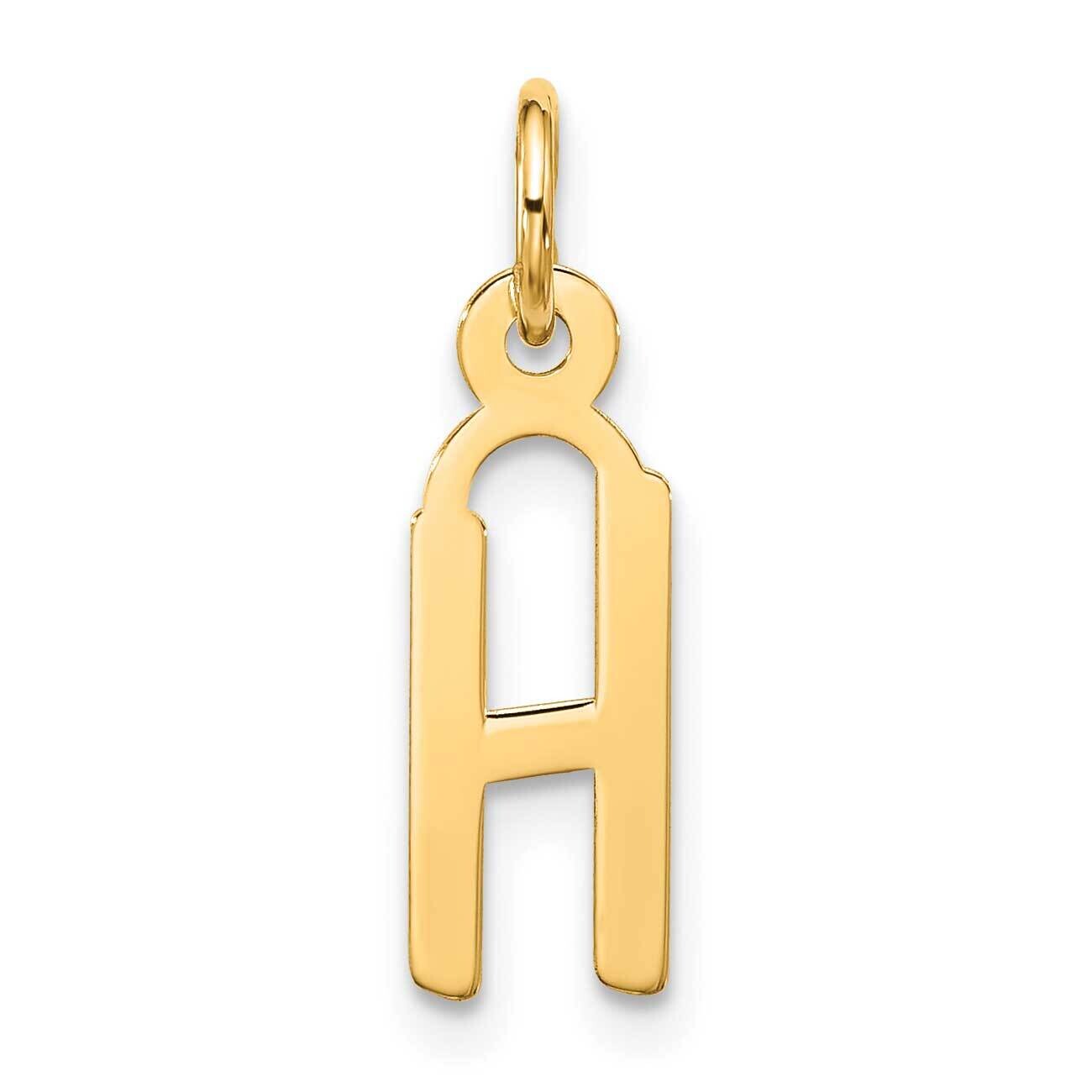 Large Slanted Block Initial H Charm 10k Gold 10YC1555H, MPN: 10YC1555H,