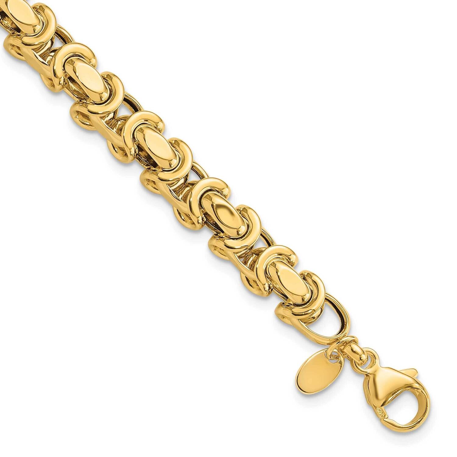 Fancy Link Bracelet 7.5 Inch 14k Polished Gold FB2036-7.5, MPN: FB2036-7.5,